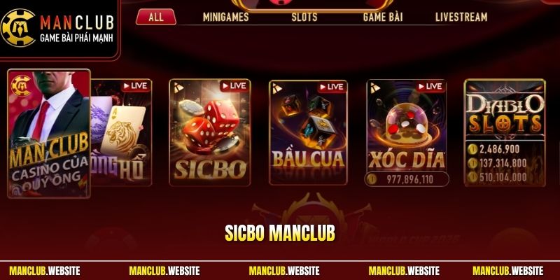 Sicbo Manclub – Hướng Dẫn Cách Chơi Từ A-Z Cho Hội Viên 